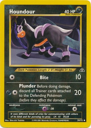 Houndour (39/75) [Neo Discovery Unlimited] | Good Games Cannington