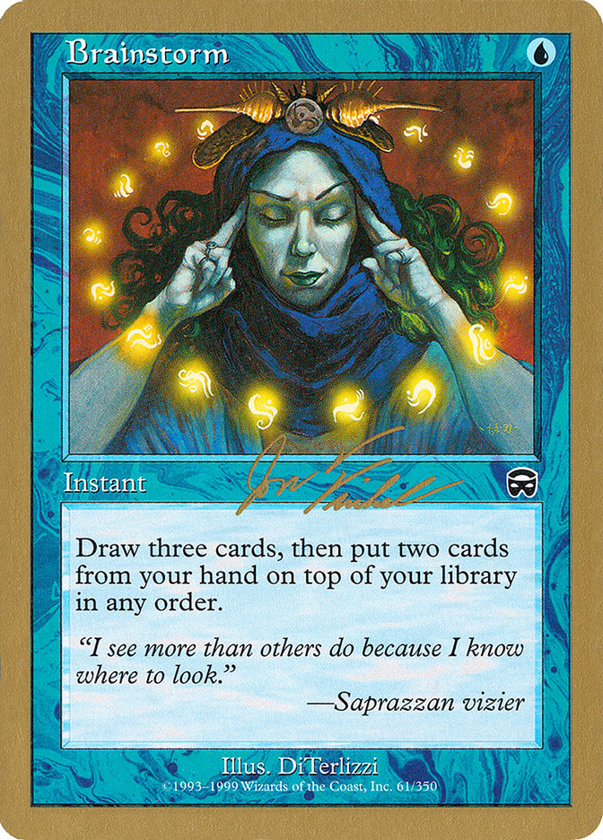 Brainstorm (Jon Finkel) [World Championship Decks 2000] | Good Games Cannington