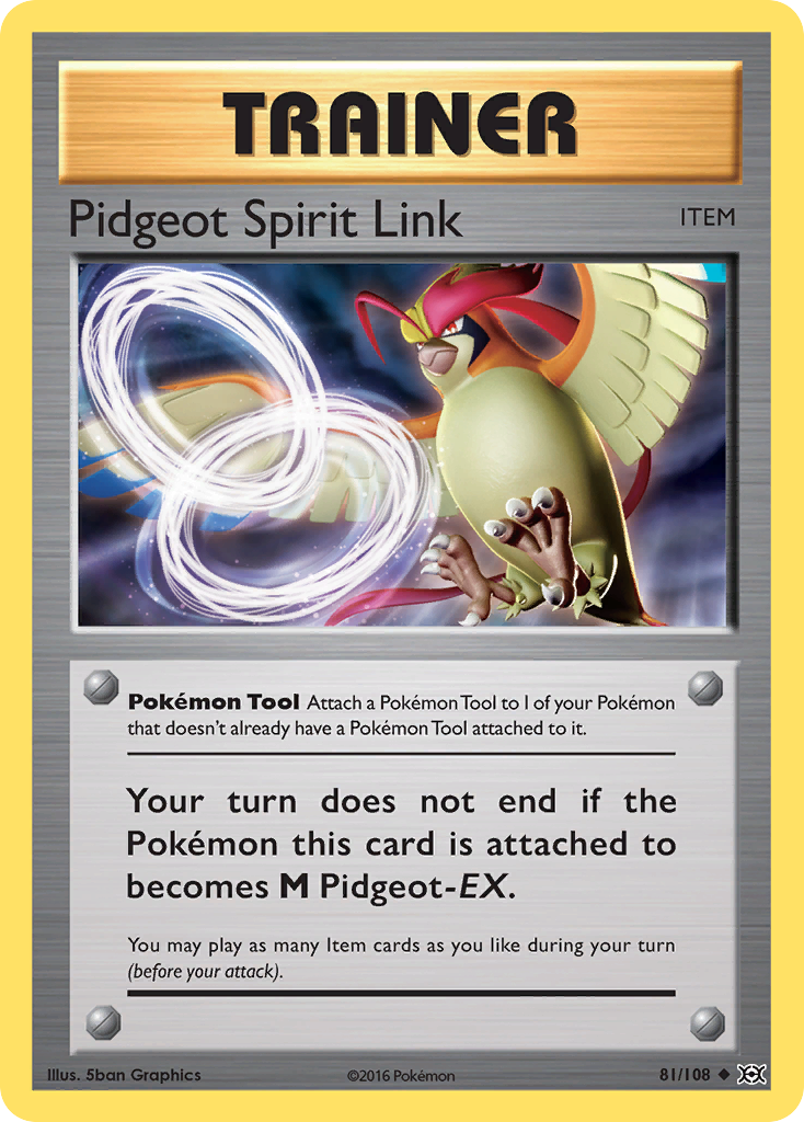 Pidgeot Spirit Link (81/108) [XY: Evolutions] | Good Games Cannington