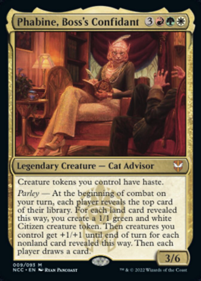 Phabine, Boss's Confidant [Streets of New Capenna Commander] | Good Games Cannington
