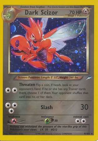 Dark Scizor (9/105) [Neo Destiny Unlimited] | Good Games Cannington
