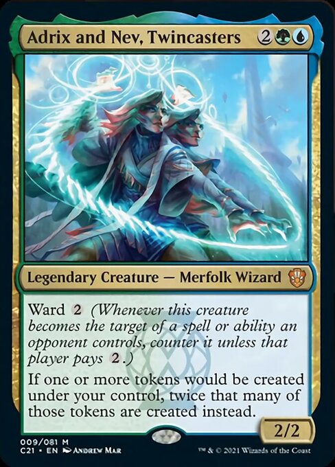 Adrix and Nev, Twincasters [Commander 2021] | Good Games Cannington