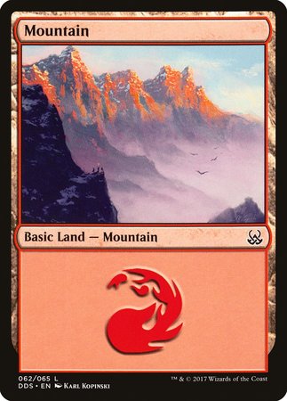 Mountain (62) [Duel Decks: Mind vs. Might] | Good Games Cannington