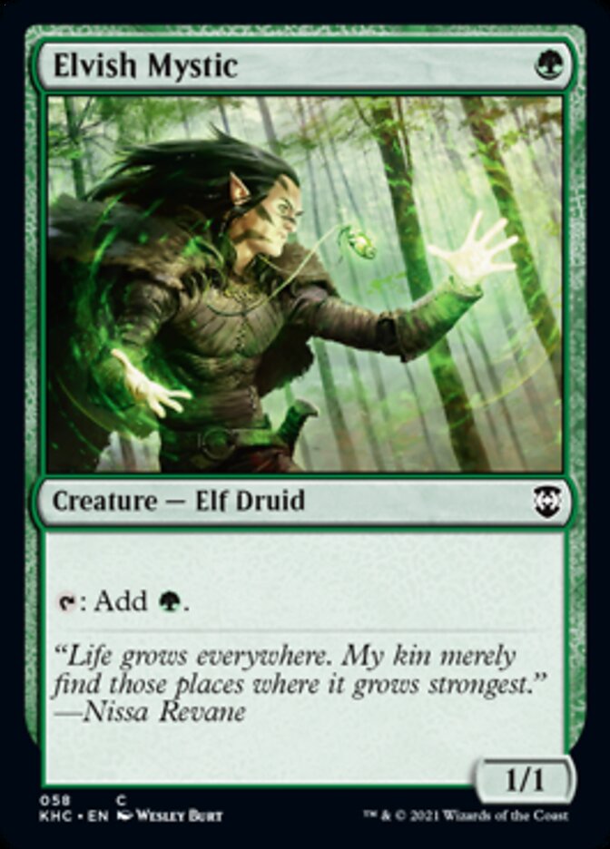 Elvish Mystic [Kaldheim Commander] | Good Games Cannington