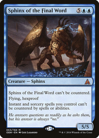 Sphinx of the Final Word [Oath of the Gatewatch] | Good Games Cannington