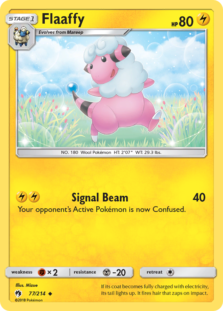 Flaaffy (77/214) [Sun & Moon: Lost Thunder] | Good Games Cannington
