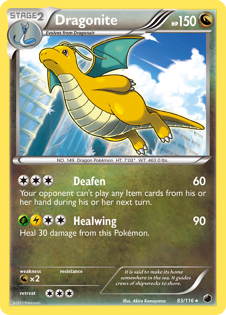 Dragonite (83/116) [Black & White: Plasma Freeze] | Good Games Cannington