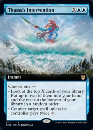 Thassa's Intervention (Extended Art) [Theros Beyond Death] | Good Games Cannington