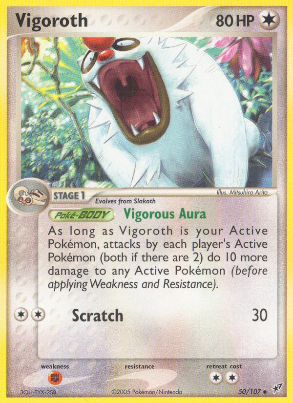 Vigoroth (50/107) [EX: Deoxys] | Good Games Cannington