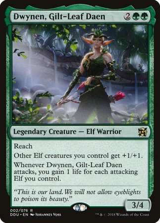 Dwynen, Gilt-Leaf Daen [Duel Decks: Elves vs. Inventors] | Good Games Cannington