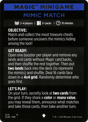 Mimic Match (Magic Minigame) [Commander Legends: Battle for Baldur's Gate Minigame] | Good Games Cannington