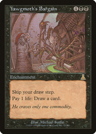 Yawgmoth's Bargain [Urza's Destiny] | Good Games Cannington
