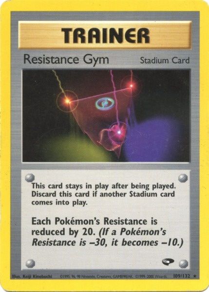Resistance Gym (109/132) [Gym Challenge Unlimited] | Good Games Cannington