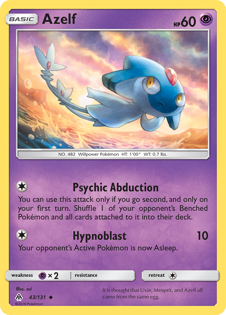 Azelf (43/131) [Sun & Moon: Forbidden Light] | Good Games Cannington