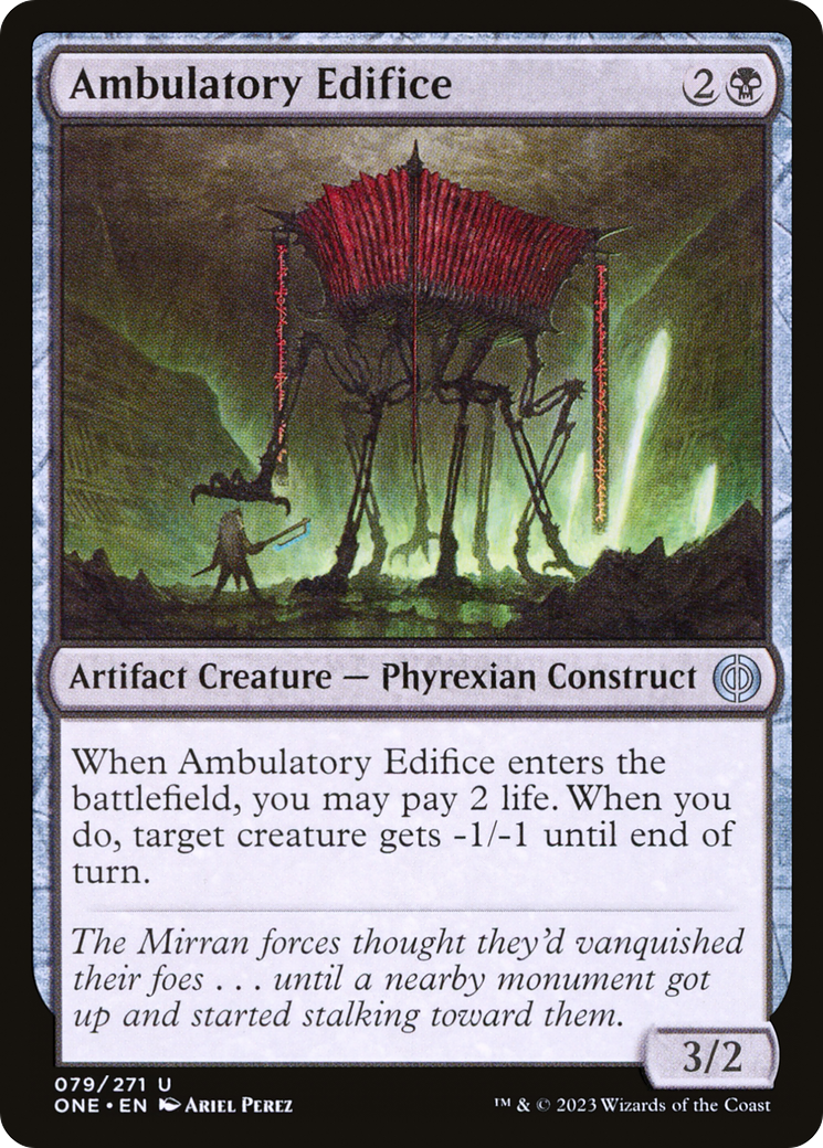 Ambulatory Edifice [Phyrexia: All Will Be One] | Good Games Cannington