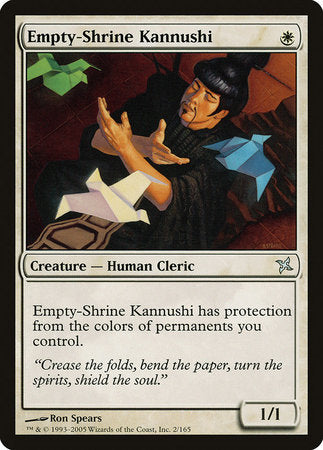 Empty-Shrine Kannushi [Betrayers of Kamigawa] | Good Games Cannington