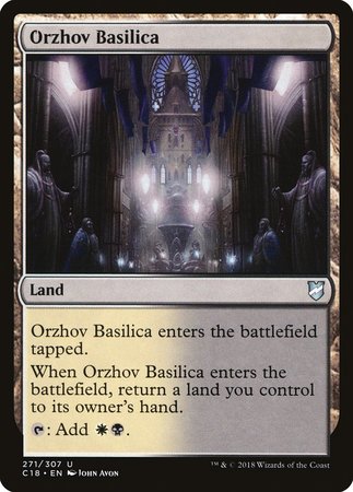 Orzhov Basilica [Commander 2018] | Good Games Cannington