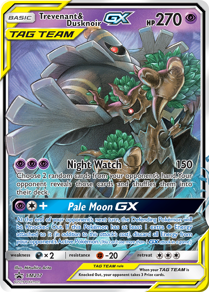 Trevenant & Dusknoir GX (SM217) [Sun & Moon: Black Star Promos] | Good Games Cannington