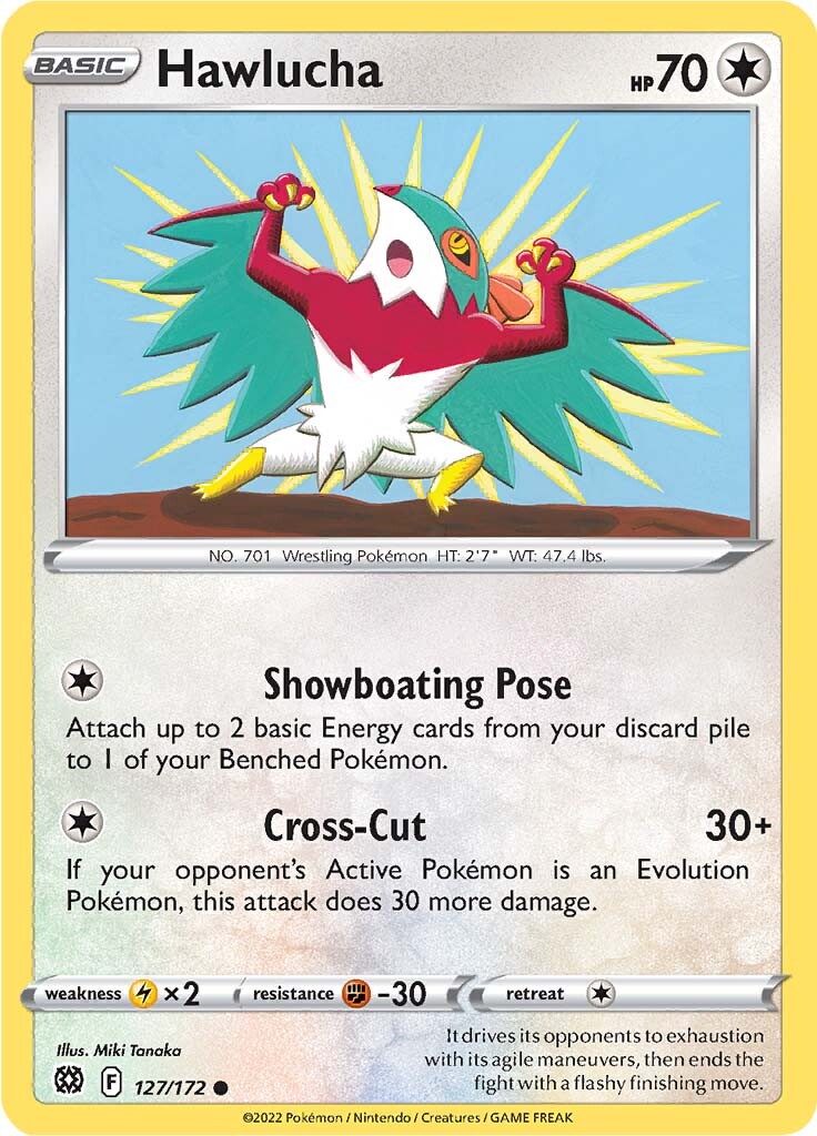 Hawlucha (127/172) [Sword & Shield: Brilliant Stars] | Good Games Cannington