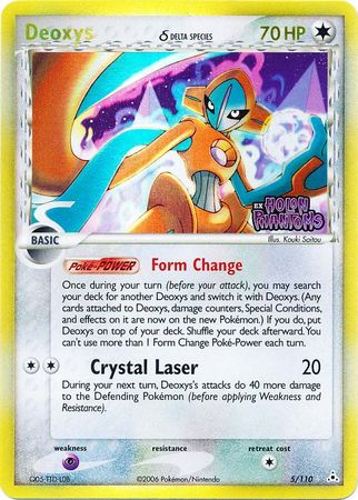 Deoxys (5/110) (Delta Species) (Stamped) [EX: Holon Phantoms] | Good Games Cannington