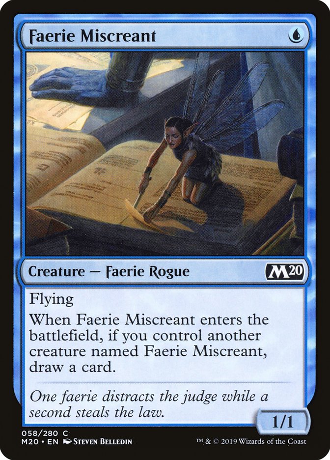 Faerie Miscreant [Core Set 2020] | Good Games Cannington