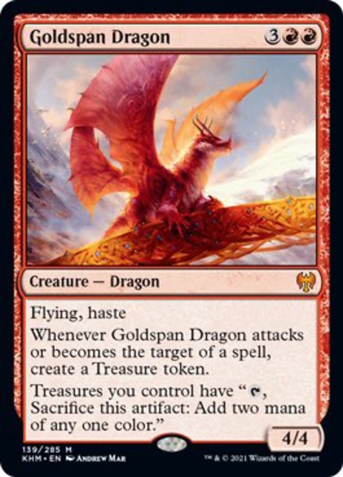 Goldspan Dragon [Kaldheim] | Good Games Cannington