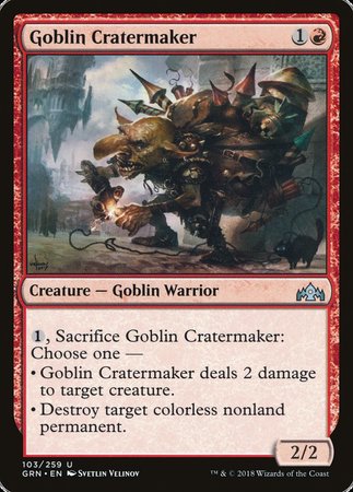 Goblin Cratermaker [Guilds of Ravnica] | Good Games Cannington