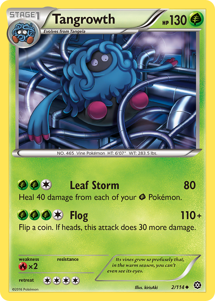 Tangrowth (2/114) [XY: Steam Siege] | Good Games Cannington
