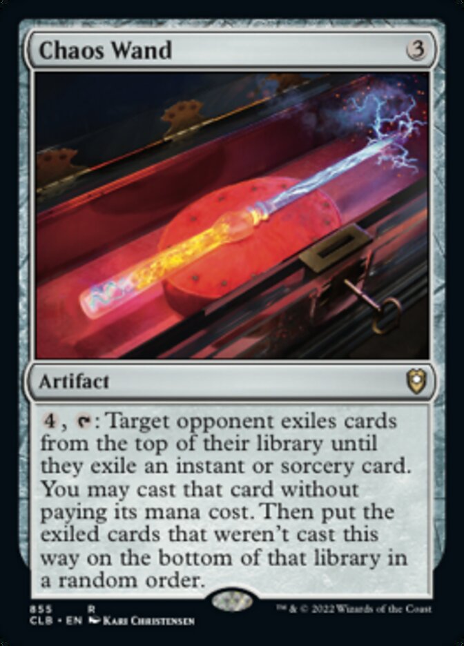 Chaos Wand [Commander Legends: Battle for Baldur's Gate] | Good Games Cannington