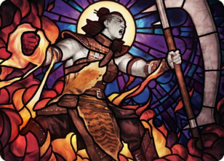 Garna, Bloodfist of Keld Art Card [Dominaria United Art Series] | Good Games Cannington