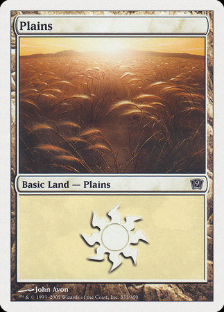 Plains (333) [Ninth Edition] | Good Games Cannington