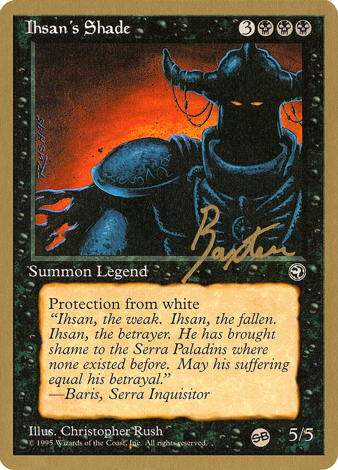 Ihsan's Shade (George Baxter) (SB) [Pro Tour Collector Set] | Good Games Cannington
