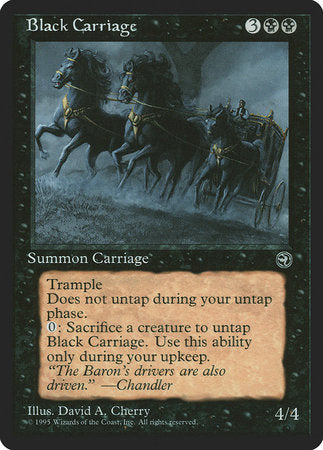 Black Carriage [Homelands] | Good Games Cannington