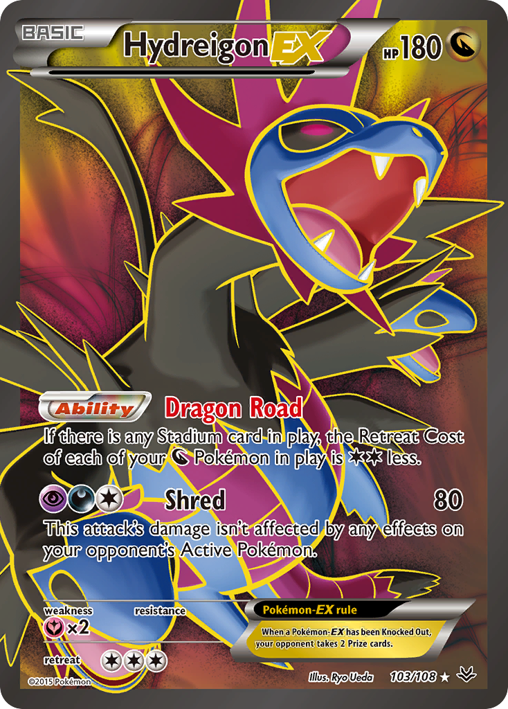 Hydreigon EX (103/108) [XY: Roaring Skies] | Good Games Cannington