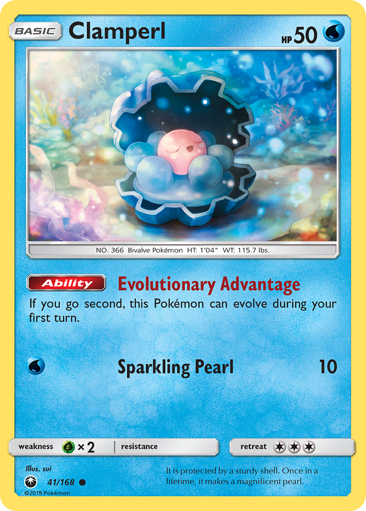 Clamperl (41/168) [Sun & Moon: Celestial Storm] | Good Games Cannington