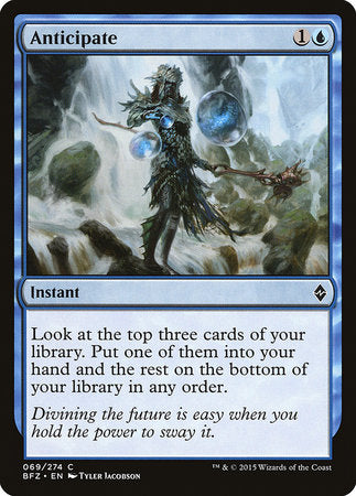 Anticipate [Battle for Zendikar] | Good Games Cannington