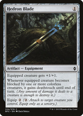Hedron Blade [Battle for Zendikar] | Good Games Cannington