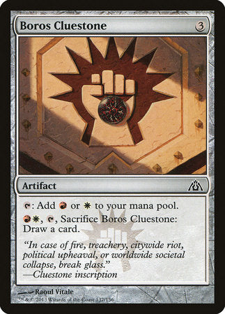 Boros Cluestone [Dragon's Maze] | Good Games Cannington