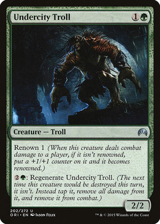 Undercity Troll [Magic Origins] | Good Games Cannington
