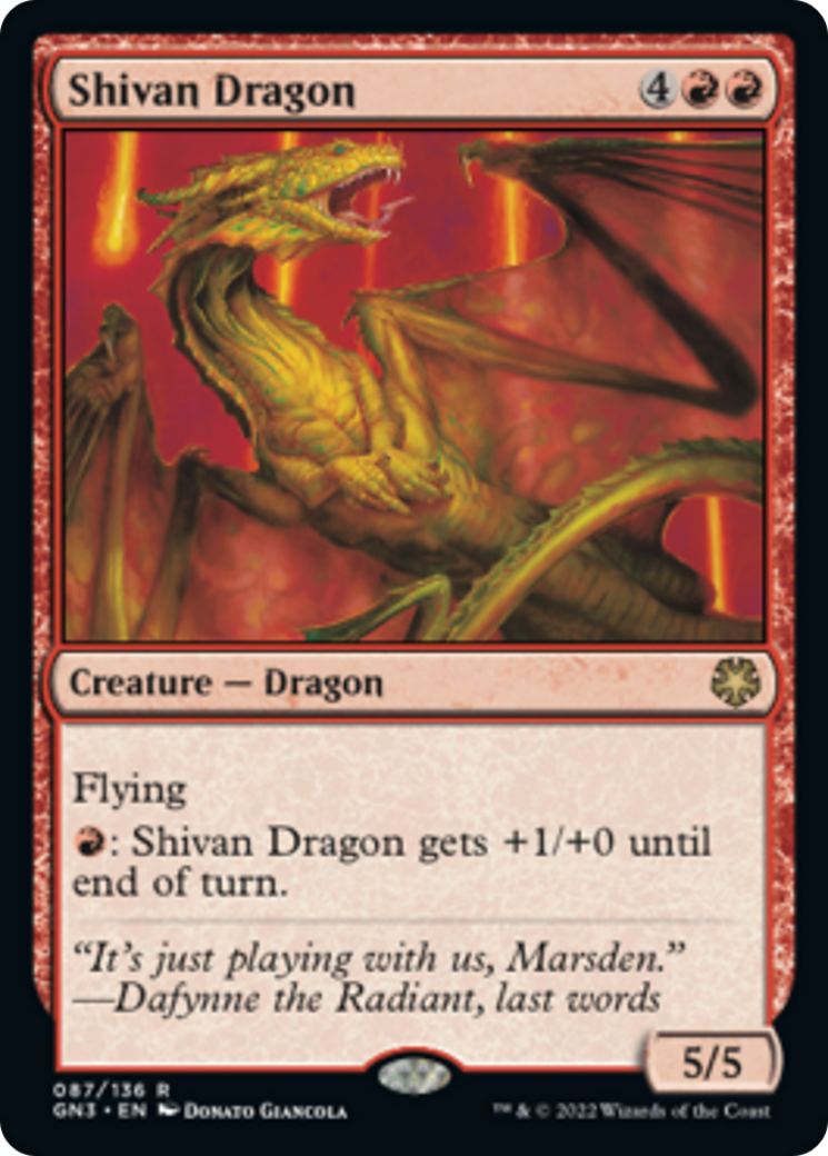 Shivan Dragon [Game Night: Free-for-All] | Good Games Cannington