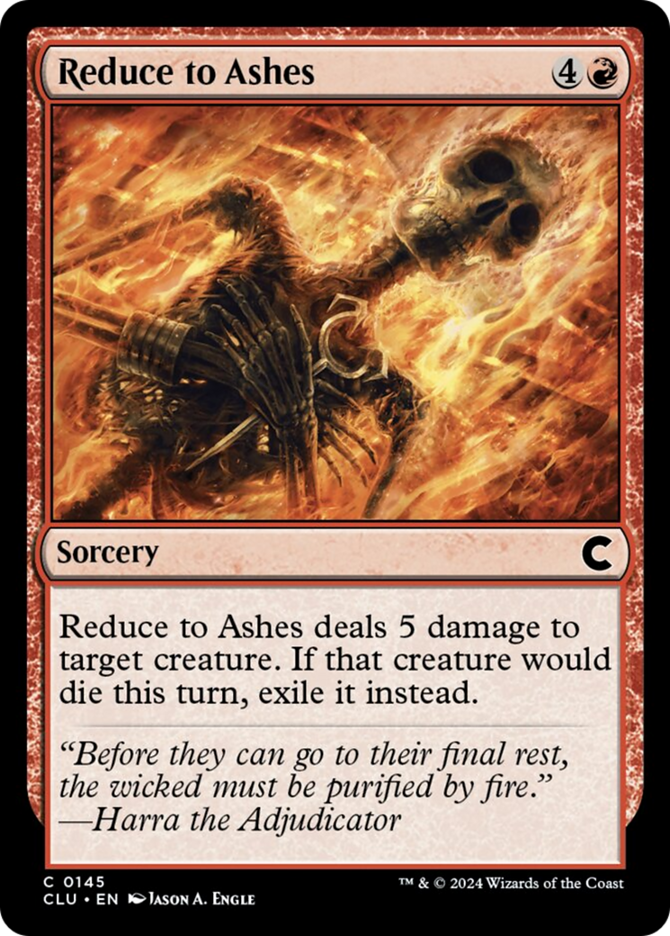 Reduce to Ashes [Ravnica: Clue Edition] | Good Games Cannington