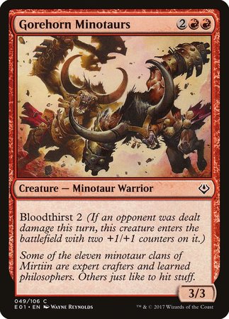 Gorehorn Minotaurs [Archenemy: Nicol Bolas] | Good Games Cannington