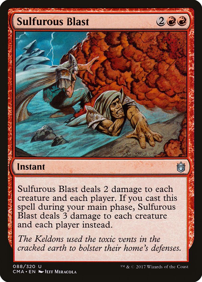 Sulfurous Blast [Commander Anthology] | Good Games Cannington