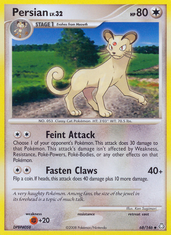Persian (68/146) [Diamond & Pearl: Legends Awakened] | Good Games Cannington
