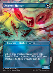 Thing in the Ice // Awoken Horror (Borderless Alternate Art) [Regional Championship Qualifiers 2023] | Good Games Cannington