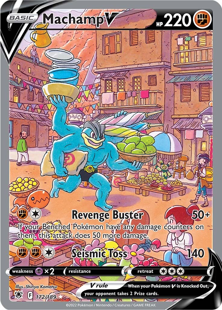 Machamp V (172/189) [Sword & Shield: Astral Radiance] | Good Games Cannington