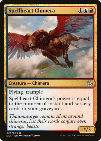 Spellheart Chimera [Duel Decks: Mind vs. Might] | Good Games Cannington