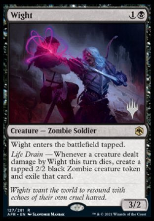 Wight (Promo Pack) [Dungeons & Dragons: Adventures in the Forgotten Realms Promos] | Good Games Cannington