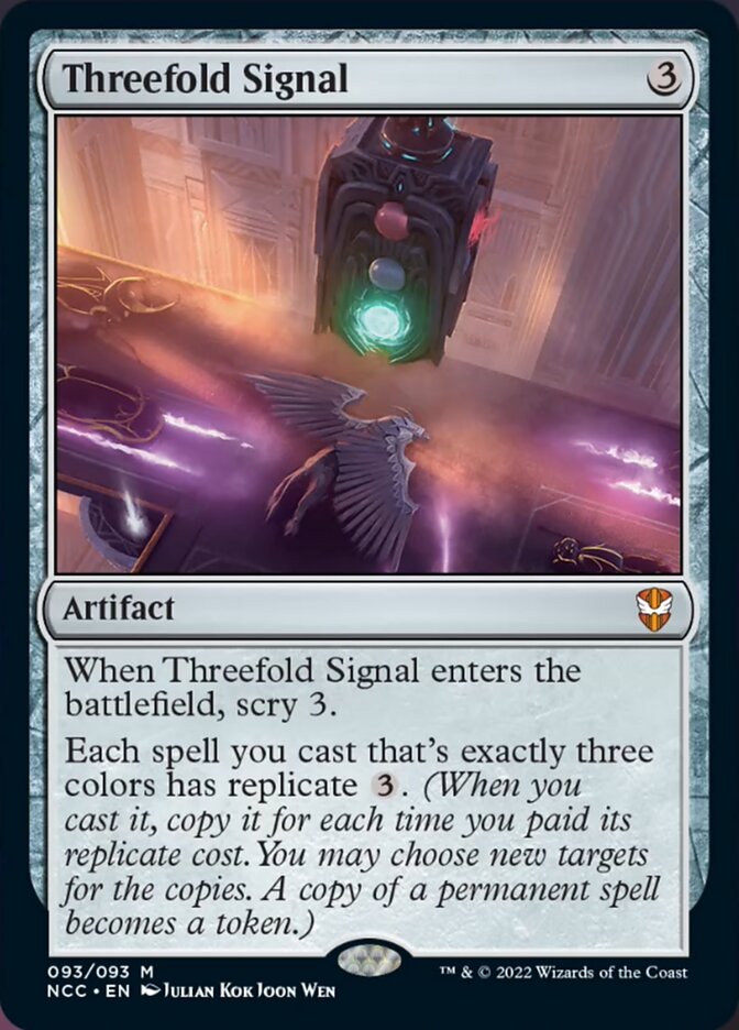 Threefold Signal [Streets of New Capenna Commander] | Good Games Cannington