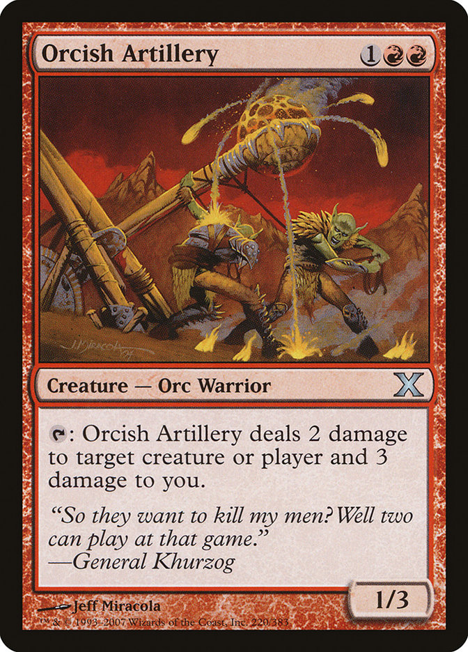 Orcish Artillery [Tenth Edition] | Good Games Cannington